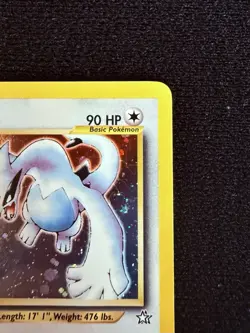 2000 Lugia 9/111 Neo Genesis Holo Rare Vintage Pokemon TCG WoTC - Image 3