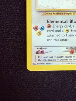 2000 Lugia 9/111 Neo Genesis Holo Rare Vintage Pokemon TCG WoTC - Image 5