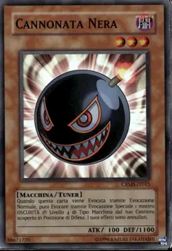 Black Salvo Italian Unl Ed Super Rare CRMS-IT015 Yu-Gi-Oh! - Image 1