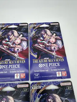 One Piece TCG: The Azure Sea's Seven Lot Of ×4 Sleeved Boosters OP-14 English - Image 5