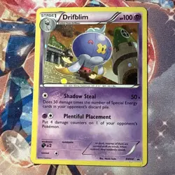 Pokemon Black Star Promo Drifblim - BW64 Cosmo Holofoil Card - Image 1