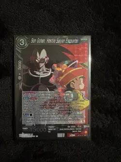 Son Gohan Hostile Saiyan Encounter BT19-147 SGR Dragon Ball Super Card DBS - Image 1