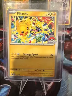 Pokemon Pikachu TCG Promo Card SVP225 2025 World Championships - Image 1