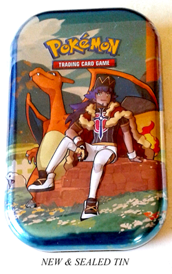 2023 POKEMON CROWN ZENITH (1) MINI TIN CHARIZARD NEW SEALED CARDS & 2 PACKS (A) - Image 1