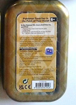 2023 POKEMON CROWN ZENITH (1) MINI TIN CHARIZARD NEW SEALED CARDS & 2 PACKS (A) - Image 3