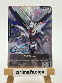 Gundam Card - EX Base (Freedom) - EXBP-008 P (Promo) - Image 1
