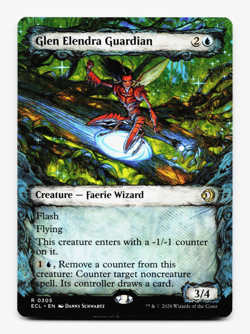 Glen Elendra Guardian (Showcase) - [Lorwyn Eclipsed] Magic - MTG ECL 0305 NM 💧 - Image 3