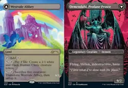 Westvale Abbey // Ormendahl, Profane Prince (Display Commander) - Thick Stock NM - Image 1