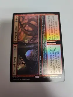 Charred Foyer Warped Space 129 FOIL Duskmourn: House of Horror Near Mint - Image 2