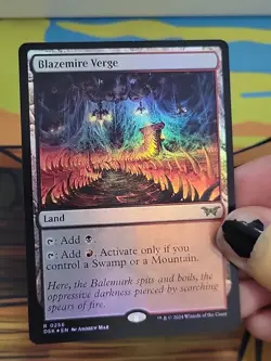 Blazemire Verge Duskmourn: House of Horror Foil - Image 1