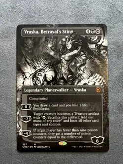 Vraska, Betrayal's Sting (Borderless) M Phyrexia: All Will Be One 337 NM - Image 1