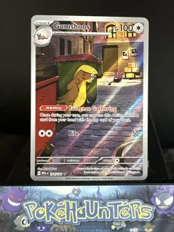 Pokemon Card Gumshoos 153/132 Illustration Rare Mega Evolution Base Set NM - Image 1