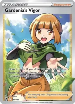 Gardenia's Vigor - 184/189 - Full Art Ultra Rare NM, English Pokemon Astral Radi - Image 1
