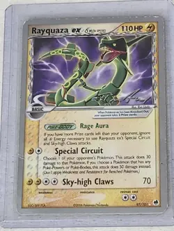 Rayquaza ex (Delta Species) 2007 Tom Roos 97/101 World Championship Deck Pokemon - Image 1