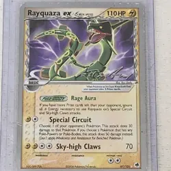Rayquaza ex (Delta Species) 2007 Tom Roos 97/101 World Championship Deck Pokemon - Image 3