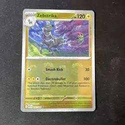 2025 Pokemon White Flare Zebstrika Reverse Holo Master Ball Uncommon #032/086 - Image 1