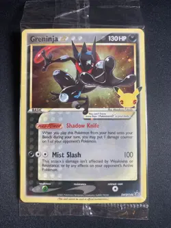 Greninja Gold Star SWSH144 Celebrations Stamp English Sealed Pokemon NM - Image 1