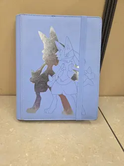 Pokemon PREMIUM Elite Binder - Ultra PRO Side Loading 12 Pocket - Lucario - Image 1