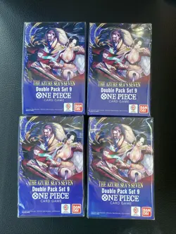 Lot of (4) One-Piece Double Pack Set Vol. 9 - The Azure Sea's Seven OP14 Sealed - Image 1
