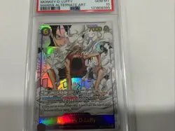 2025 ONE PIECE MANGA ALTERNATE ART EB02-061 MONKEY D. LUFFY PSA 10 - Image 5