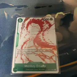One Piece Card Game - Monkey.D.Luffy (3rd Anniversary Promo) OP07-033 - NM Foil - Image 1