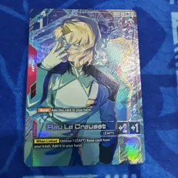 GUNDAM CARD GAME GD03-091 RAU LE CREUSET (R+) FOIL - STEEL REQUIEM - Image 1