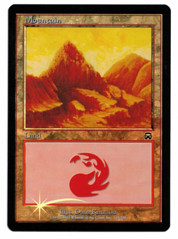 Magic the Gathering MTG Card: Mountain FOIL 345/350 Mercadian Masques! NM - Image 1