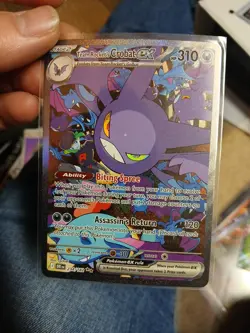 Team Rockets Crobat EX Sir Holo Card 234/182 Destined Rivals Series NM - Image 1