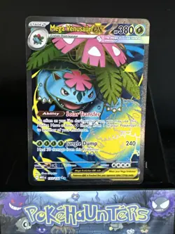 Pokemon Card Mega Venusaur Ex 155/132 Mega Evolutions Secret Rare NM - Image 1
