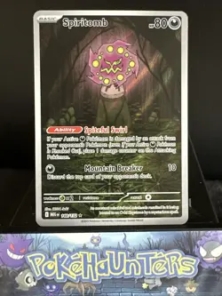 Pokemon Card Spiritomb 148/132 Illustration Rare Mega Evolution Base Set NM - Image 1