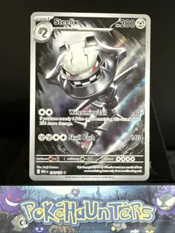 Pokemon Card Steelix 150/132 Illustration Rare Mega Evolution Near Mint - Image 1
