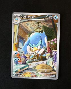 Pokemon Card TCG - Quaxwell 207/193 - Paldea Evolved - Illustration Rare - NM ⭐ - Image 1