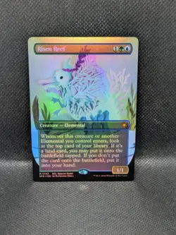 Risen Reef Borderless - 143 - M - Magic the Gathering: Lorwyn Eclipsed - Foil - Image 1