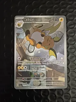 Pokemon TCG Raichu 211/193 IR Illustration Rare Paldea Evolved - Image 1