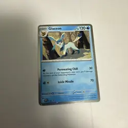 Pokemon Glaceon SVP 171 Scarlet & Violet Cosmos Holo Black Star Promo NM - Image 1