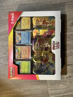 Pokemon TCG Scarlet & Violet 151 5-Pack of Mini Tins and 4 Promos Costco Bundle - Image 1