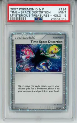 POKEMON MYSTERIOUS TREASURES TIME SPACE DISTORTION 124 ULTRA PSA 9 MINT 28664862 - Image 1