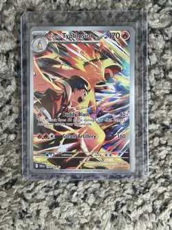 Pokemon TCG Ethan's Typhlosion Destined Rivals Illustration 190/182 - Image 1
