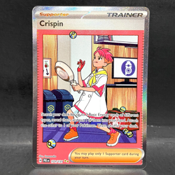 2025 POKEMON PRISMATIC EVOLUTIONS CRISPIN 171/131 SPECIAL ILLUSTRATION RARE - Image 1