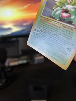 Venusaur 13 WOTC Holo Black Star Promo Pokemon TCG *creased* *damaged* - Image 3