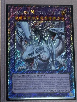 Yugioh! Dragon Master Magia (Platinum Secret Rare) - RA04-EN055 1st Edition NM - Image 1
