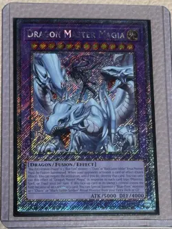 Yugioh! Dragon Master Magia (Platinum Secret Rare) - RA04-EN055 1st Edition NM - Image 2