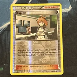 Brigette 134/162 XY BREAKthrough Set Reverse Holo Pokemon Card - Image 1