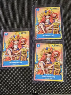 One Piece CCG Monkey.D.Luffy 2nd Anniversary Stamped Promo Card P-043 - Image 1