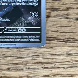 Pokemon Mewtwo Promo Holo Basic Psychic Card 130 HP SVP 052 Bun Toujo - Image 3