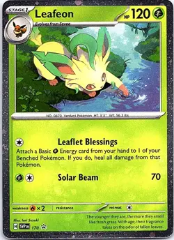 Leafeon - (Cosmos Holo) Promo SV: Scarlet & Violet Promo Cards 170 NM - Image 1