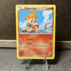 Pokemon TCG Chimchar XY Steam Siege 18/114 Regular Common Card NM - Image 1