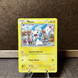 Minun 32/111 - Furious Fists - Common - Pokemon Card TCG - Image 1