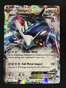 Dialga EX 62/119 Ultra Rare Holo XY - Phantom Forces Pokemon Card - Image 1