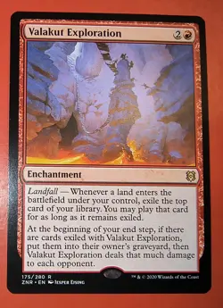 MTG, ZENDIKAR RISING, VALAKUT EXPLORATION/ NM, 175/280, REGULAR, RARE - Image 1